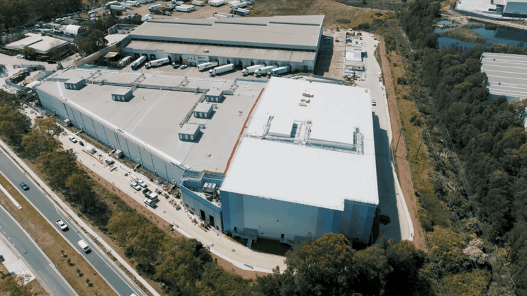 aerial view of facility